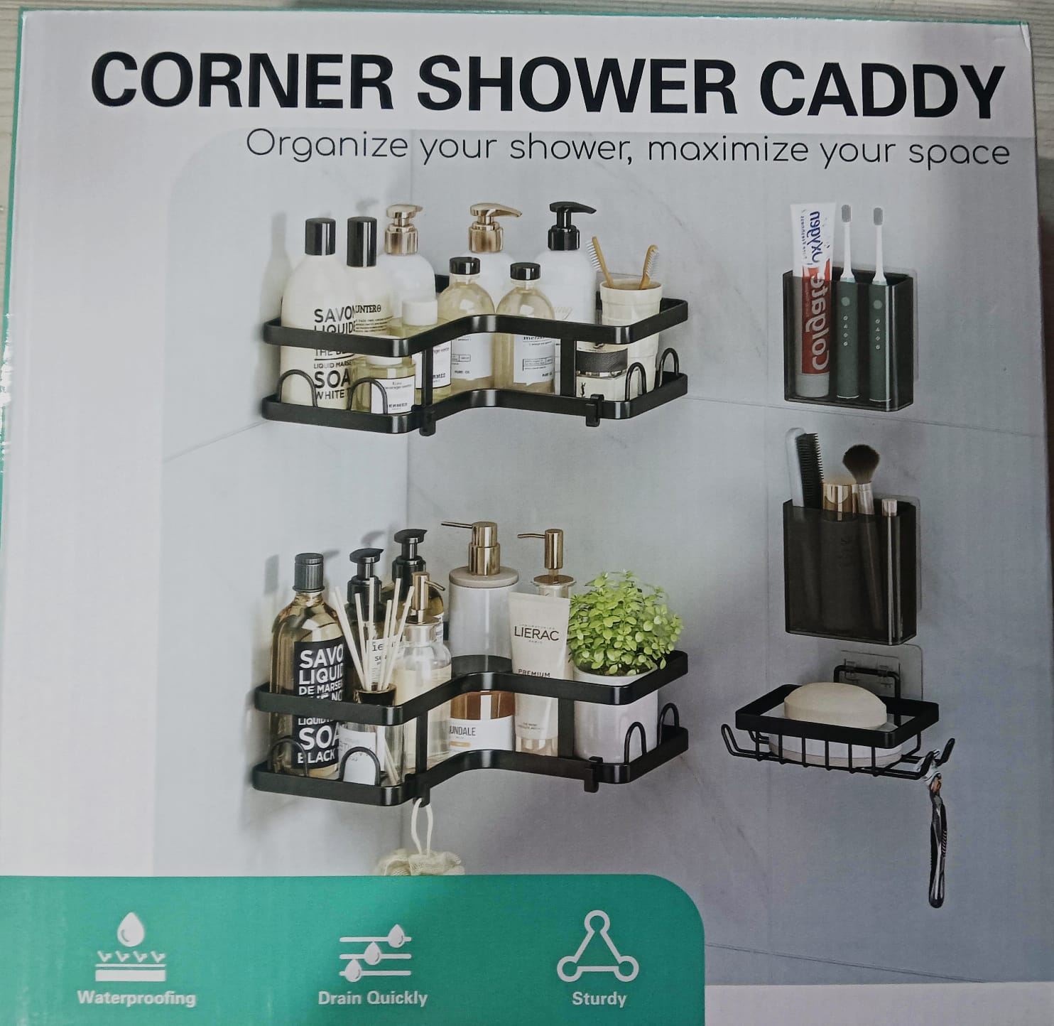 Miniatura 8 de Organizador De Ducha Esquinero